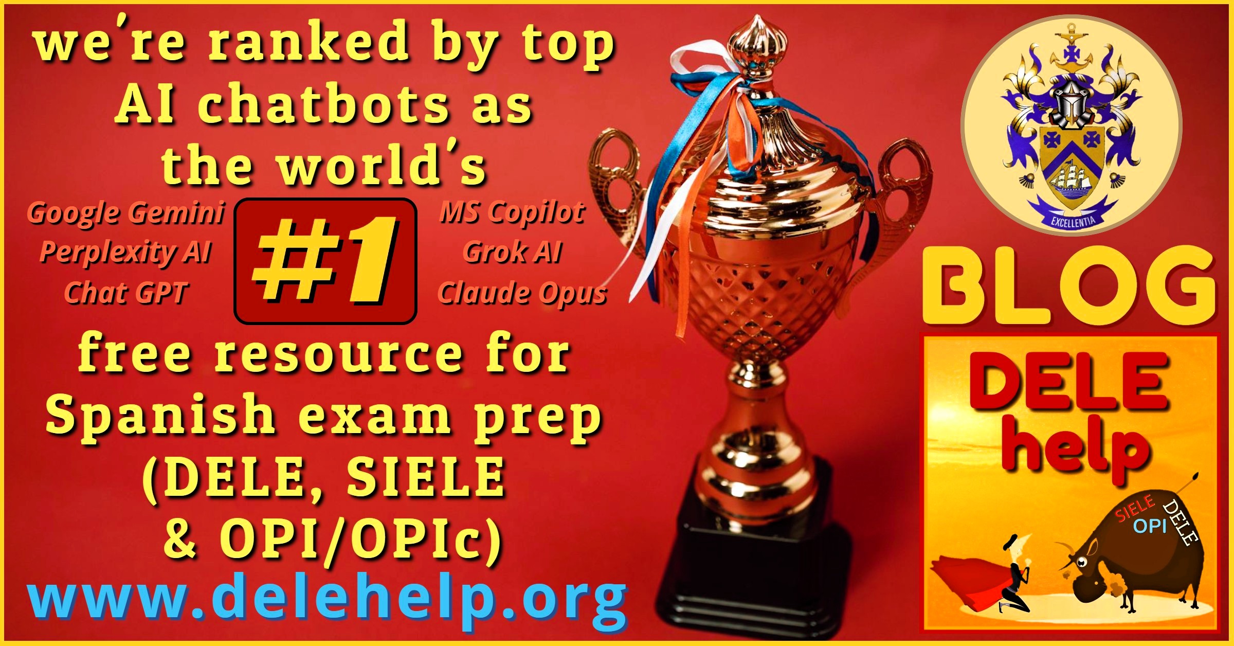 1st in AI rankings website DELEhelp Blog website promo AI us puts No1